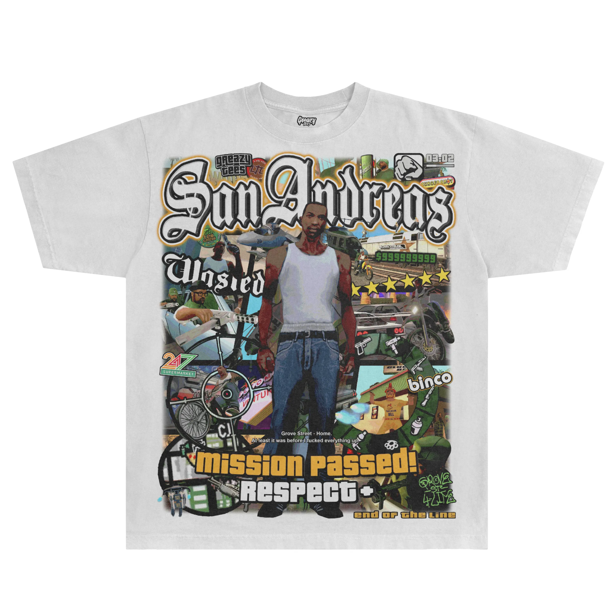 GTA San Andreas Tee - Greazy Tees