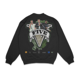 GTA V Crewneck Sweatshirt - Greazy Tees