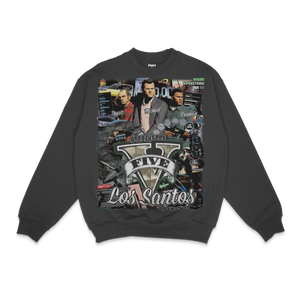 GTA V Crewneck Sweatshirt - Greazy Tees