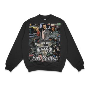 GTA V Crewneck Sweatshirt - Greazy Tees