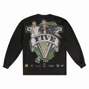 GTA V Long Sleeved Tee - Greazy Tees