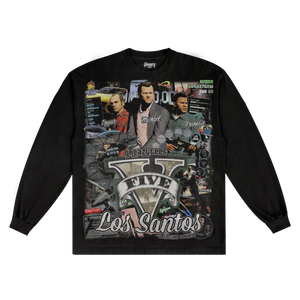 GTA V Long Sleeved Tee - Greazy Tees