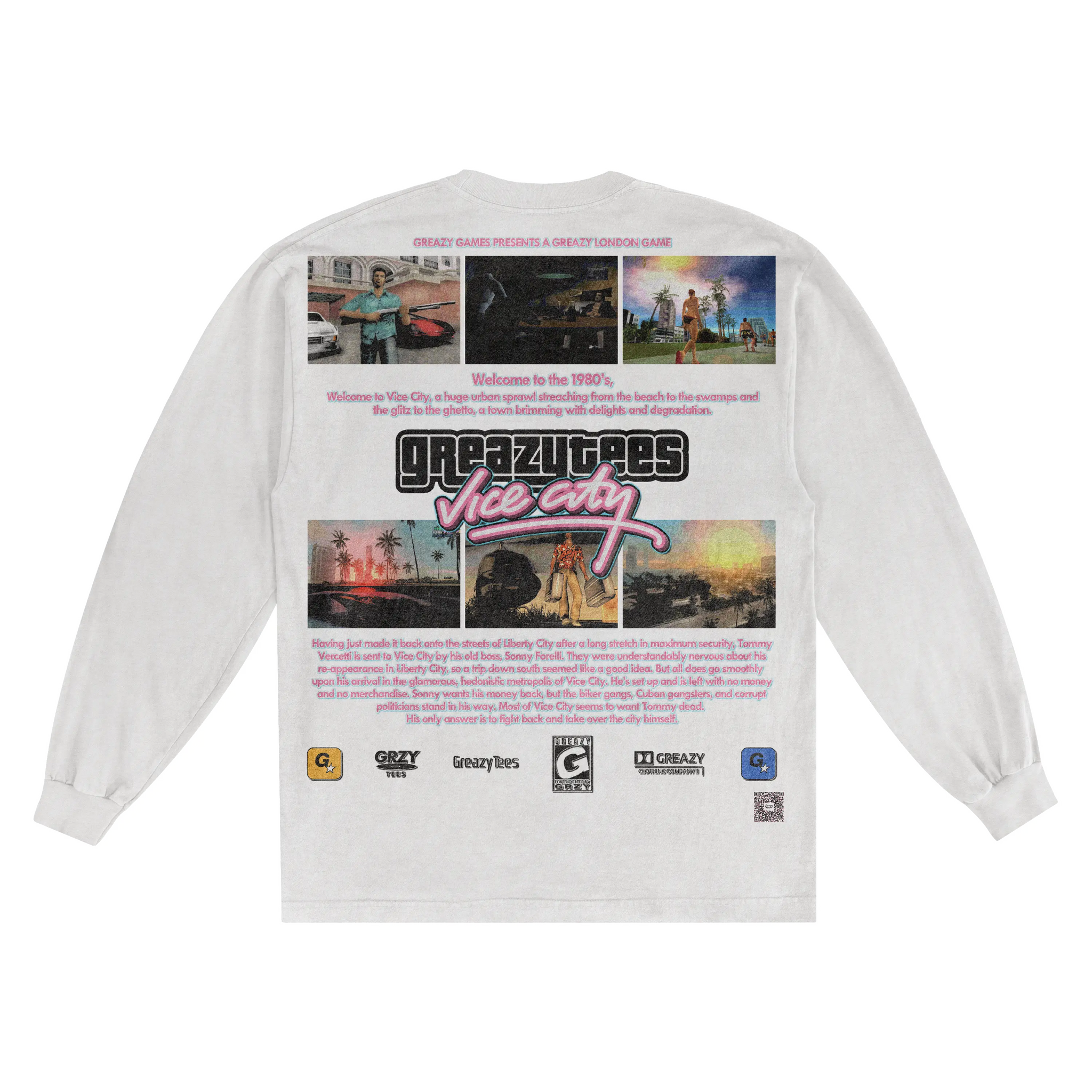 GTA Vice City Long Sleeved Tee