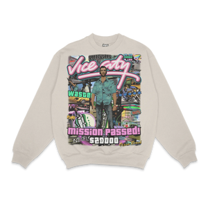 GTA Vice City Crewneck Sweatshirt - Greazy Tees