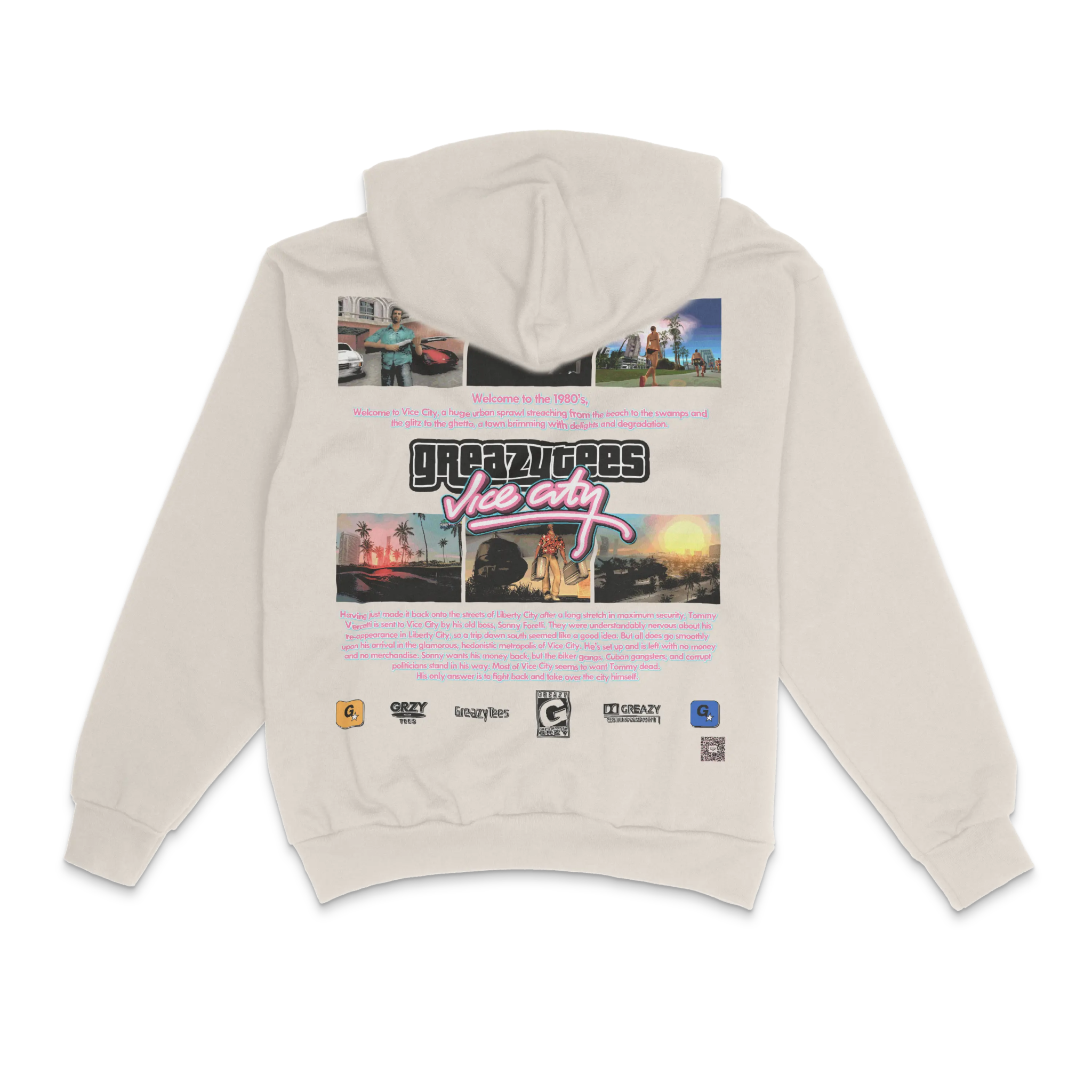 GTA Vice City Hoody - Greazy Tees