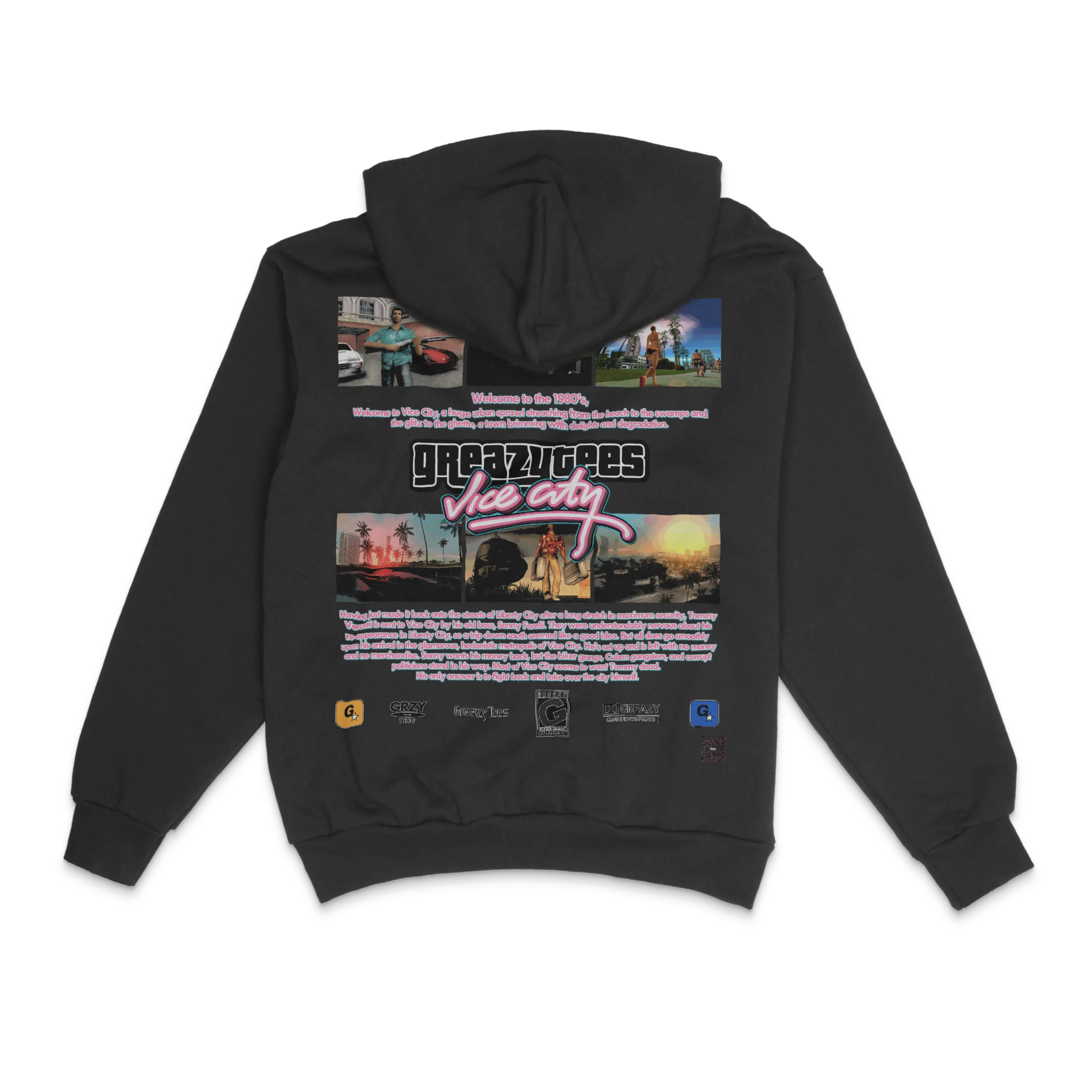 GTA Vice City Hoody - Greazy Tees