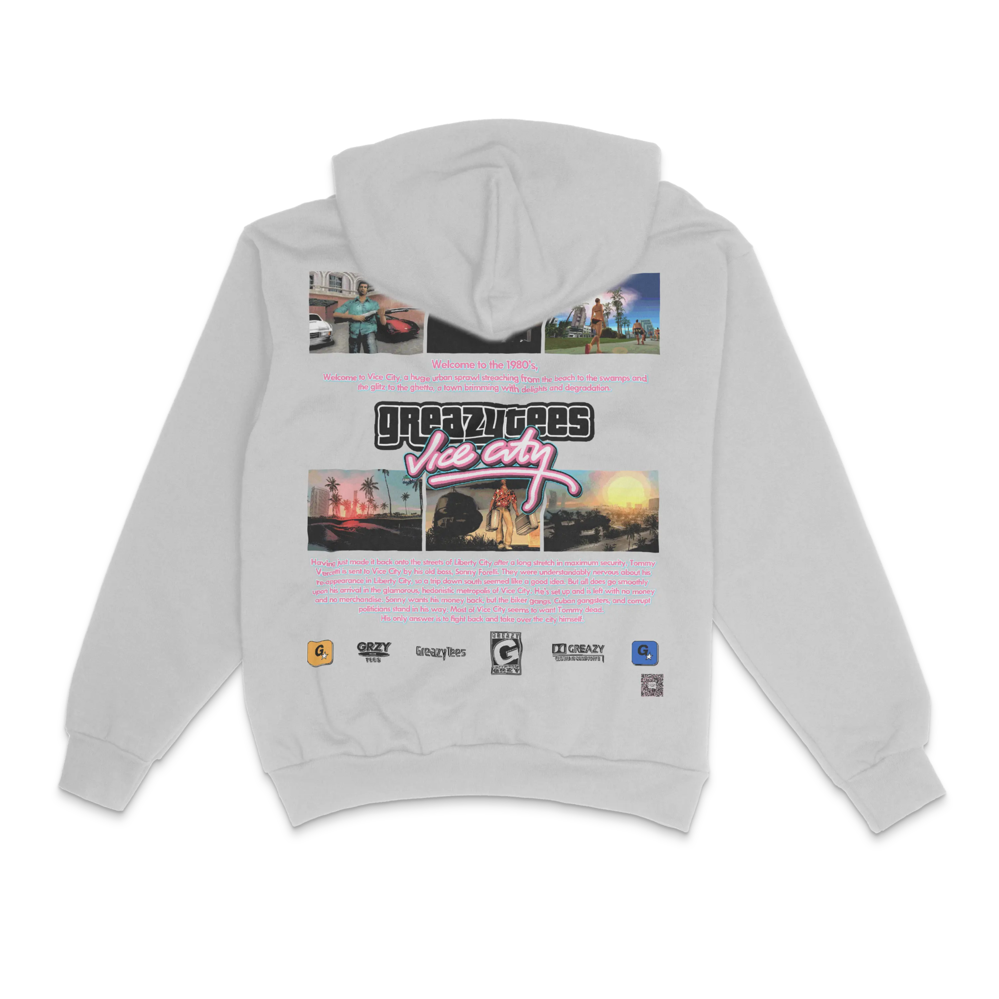 GTA Vice City Hoody - Greazy Tees