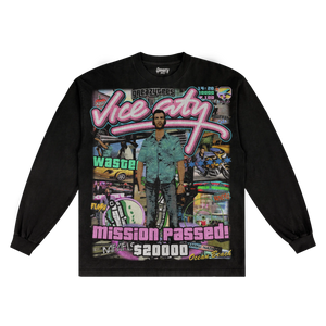 GTA Vice City Long Sleeved Tee - Greazy Tees