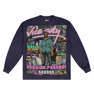 GTA Vice City Long Sleeved Tee - Greazy Tees