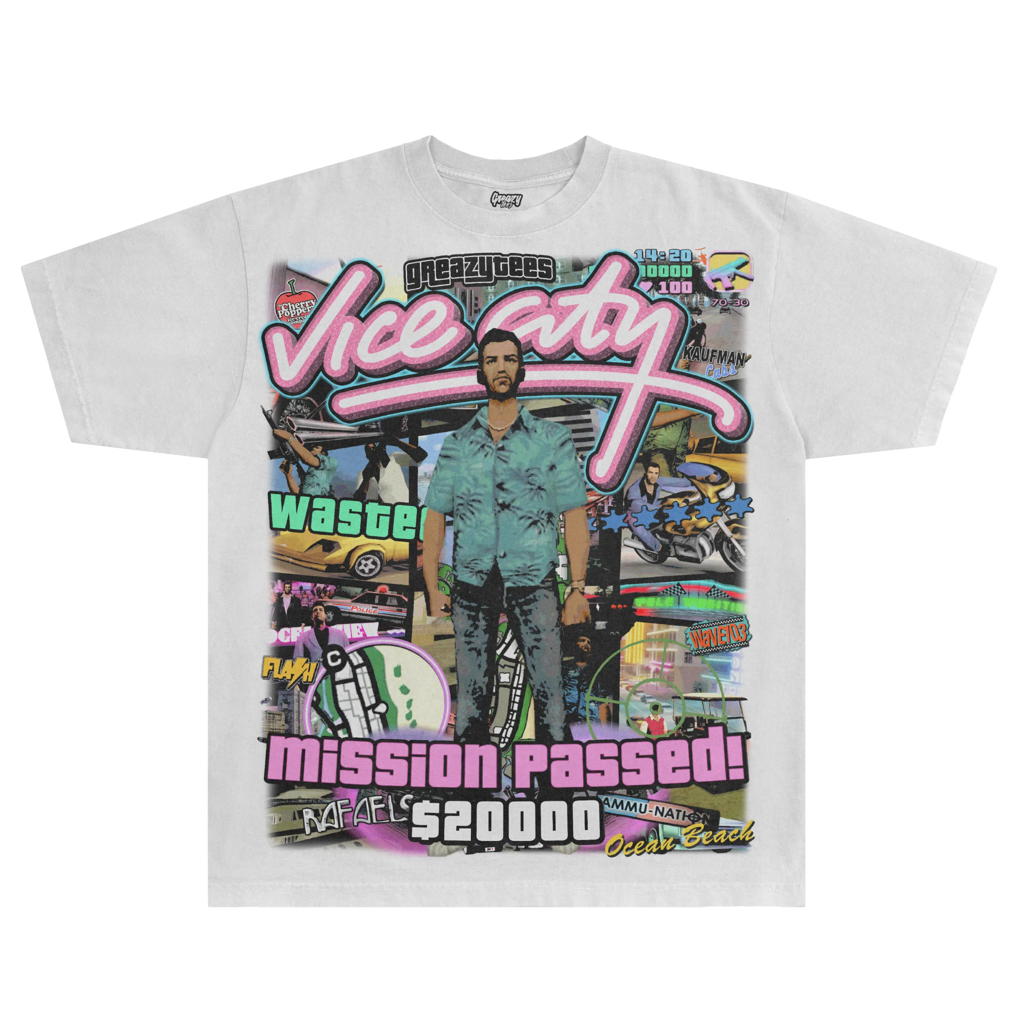 GTA Vice City Tee - Greazy Tees