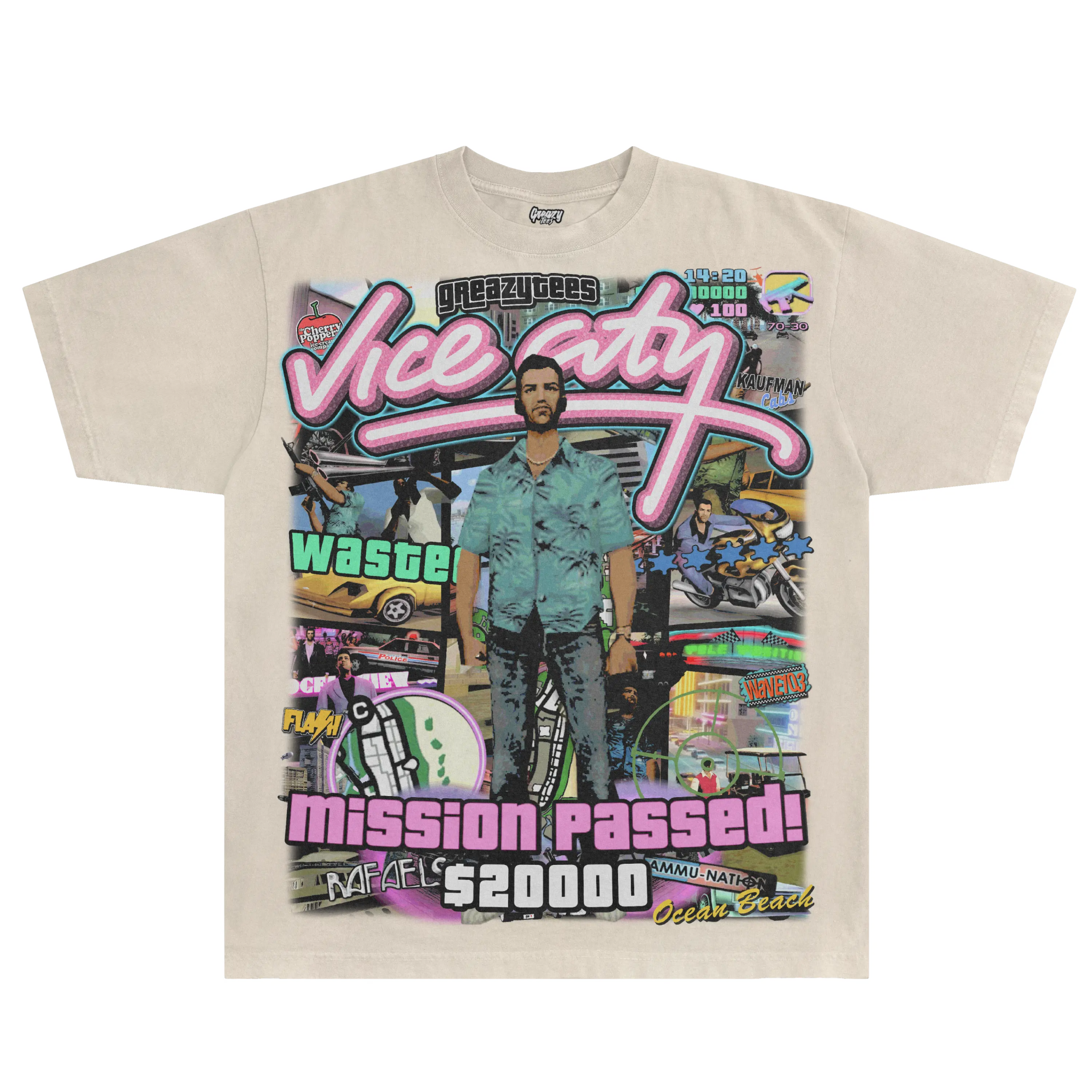 GTA Vice City Tee - Greazy Tees