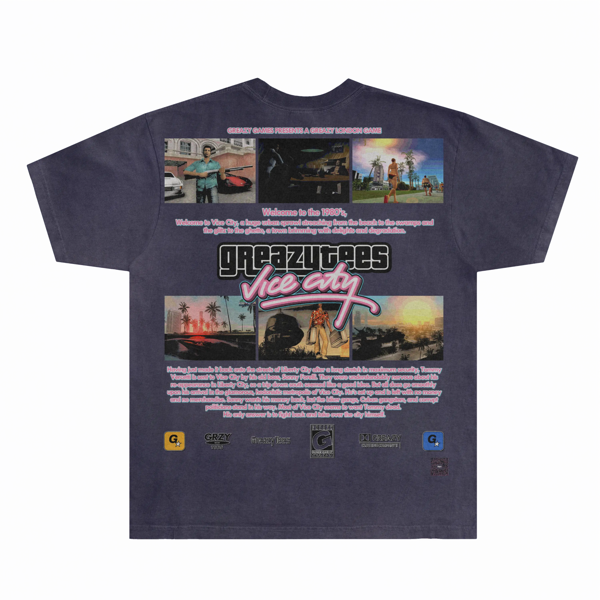 GTA Vice City Tee - Greazy Tees