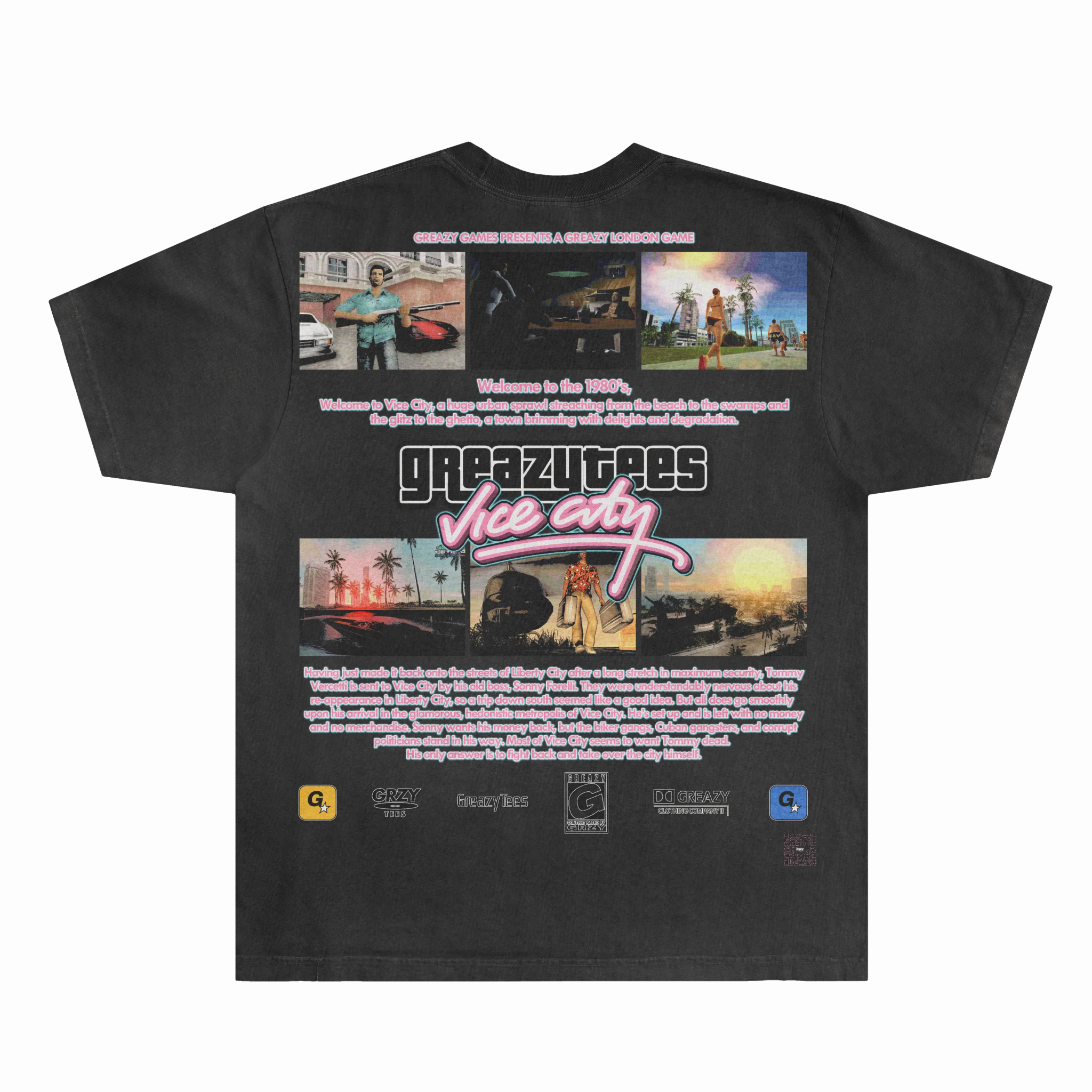 GTA Vice City Tee - Greazy Tees