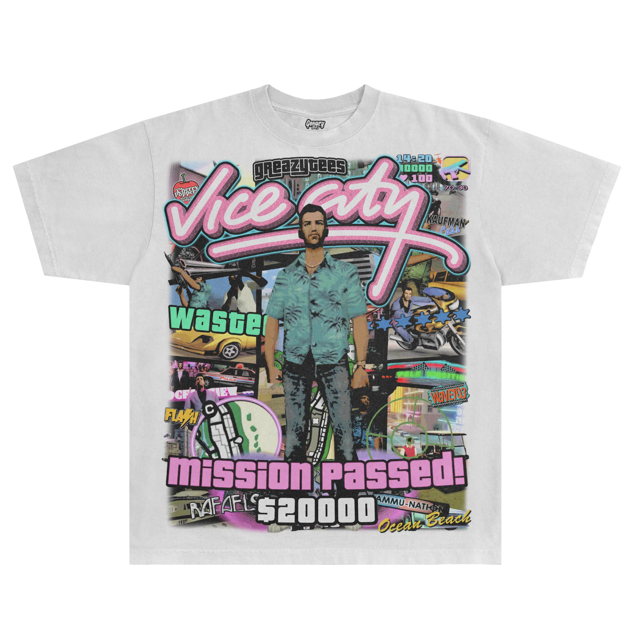GTA Vice City Tee - Greazy Tees