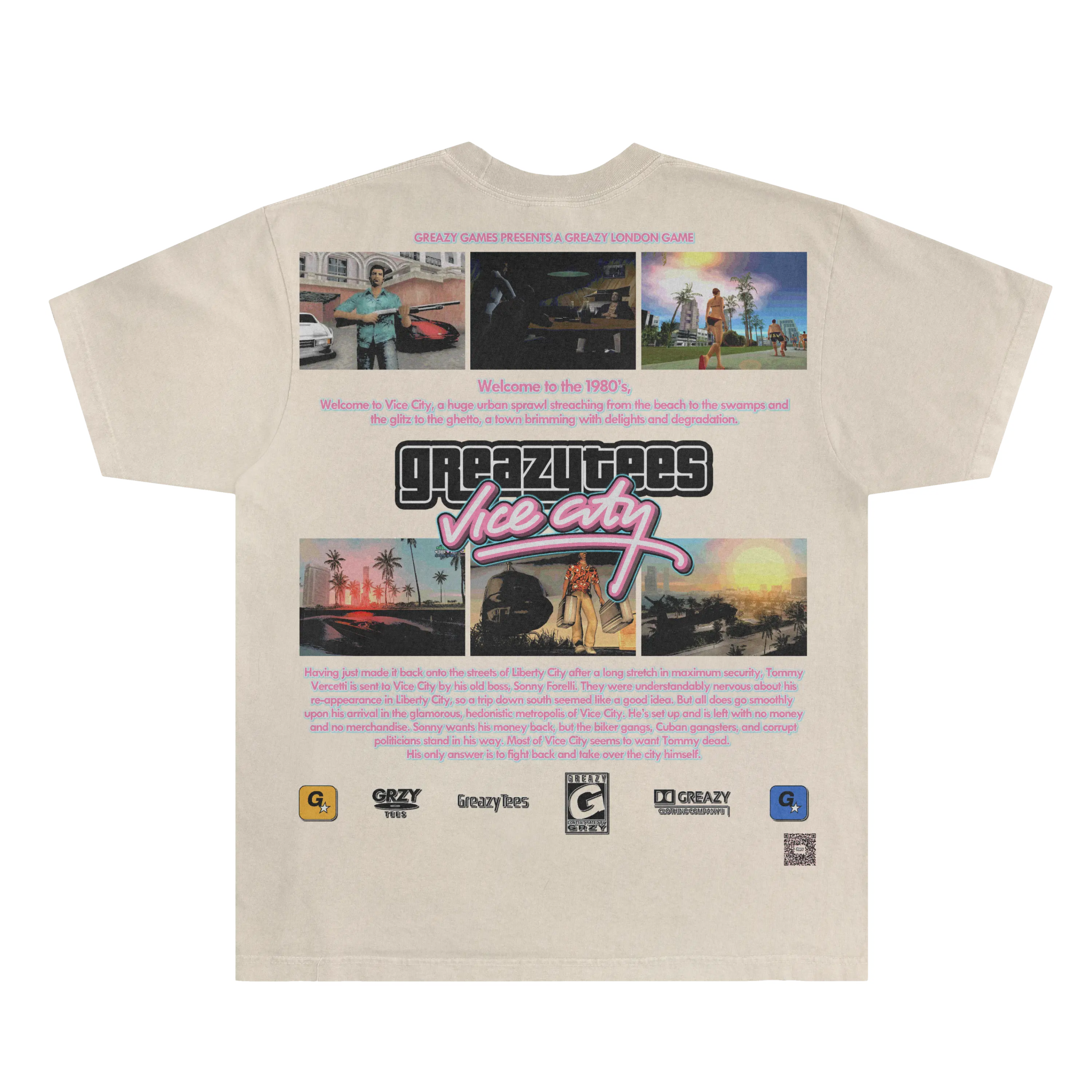 GTA Vice City Tee - Greazy Tees