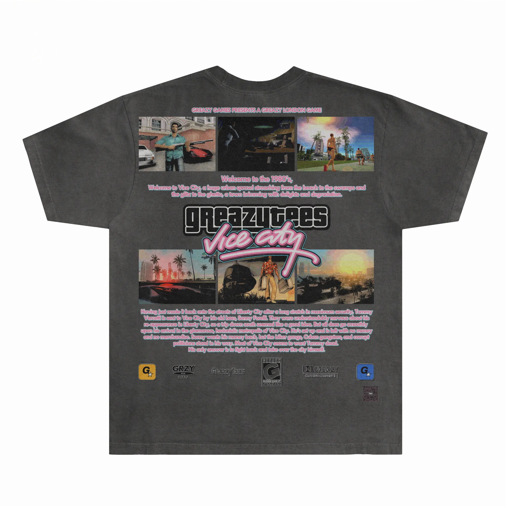 GTA Vice City Tee - Greazy Tees