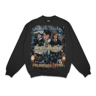 Harry Potter & The Philosopher's Stone Crewneck Sweatshirt - Greazy Tees