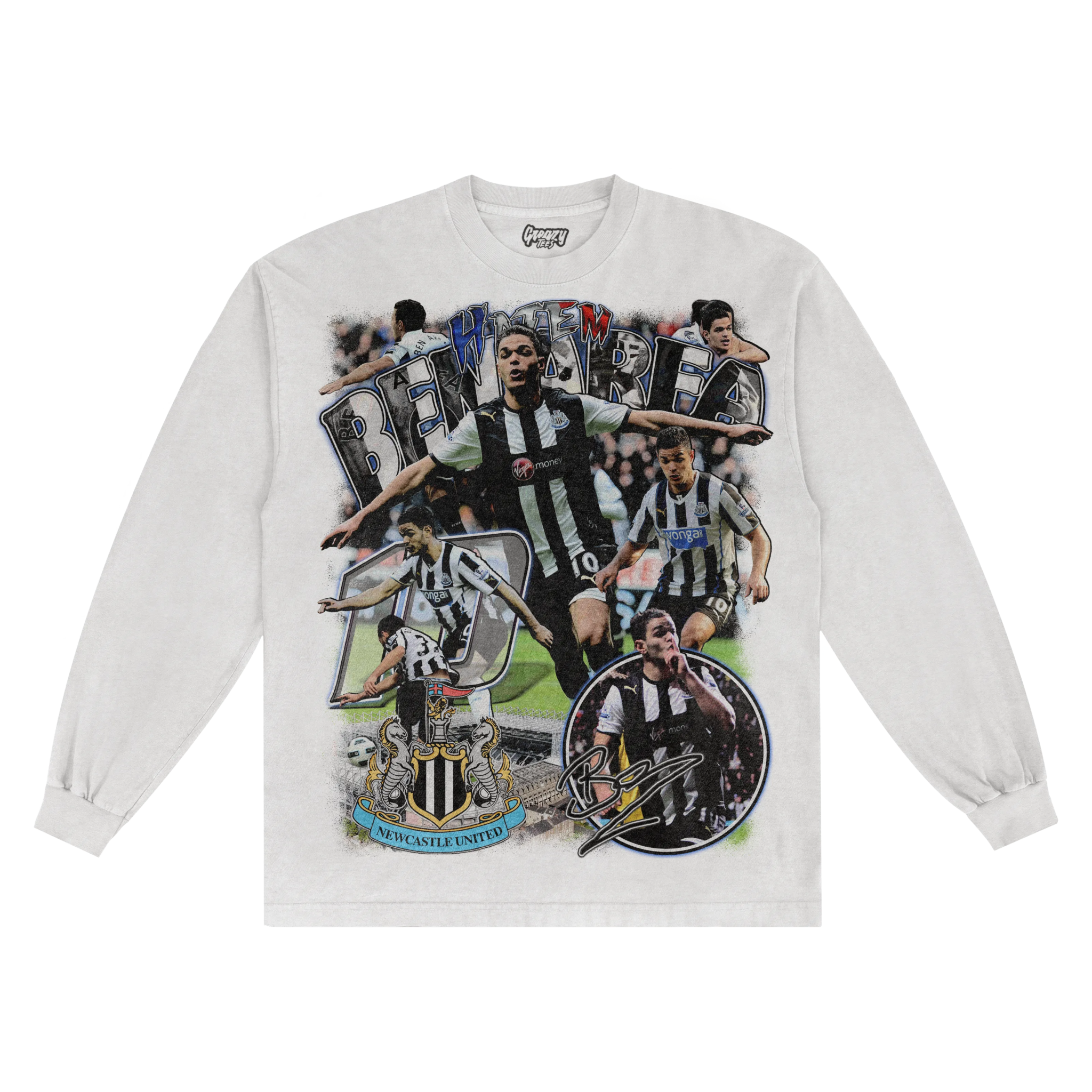 Hatem Ben Arfa Streets Won't Forget Long Sleeved Tee - Greazy Tees