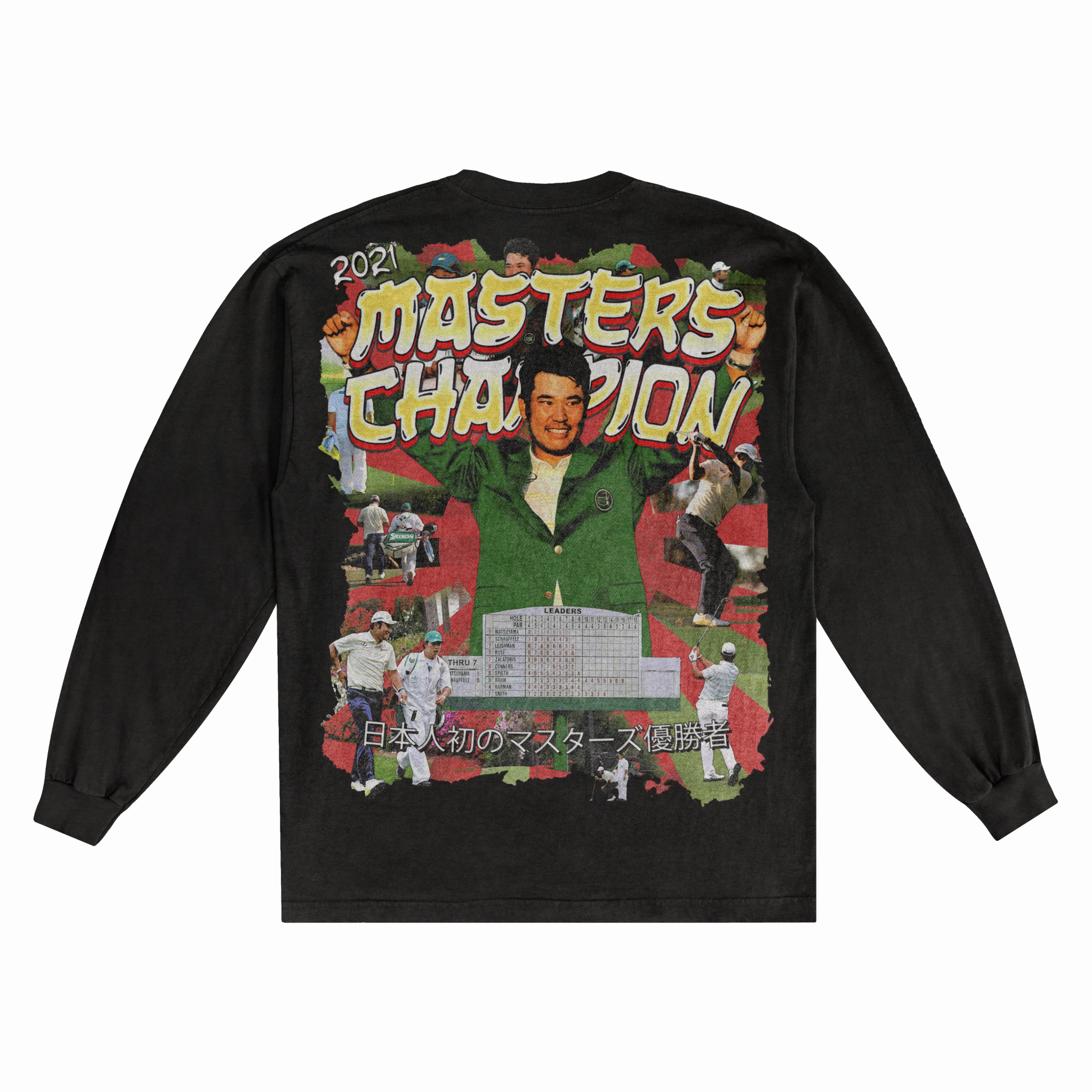 Hideki Matsuyama Long Sleeved Tee - Greazy Tees