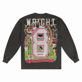 Ian Wright Arsenal FC Long Sleeved Tee - Greazy Tees