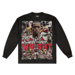Ian Wright Arsenal FC Long Sleeved Tee - Greazy Tees