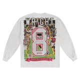 Ian Wright Arsenal FC Long Sleeved Tee - Greazy Tees
