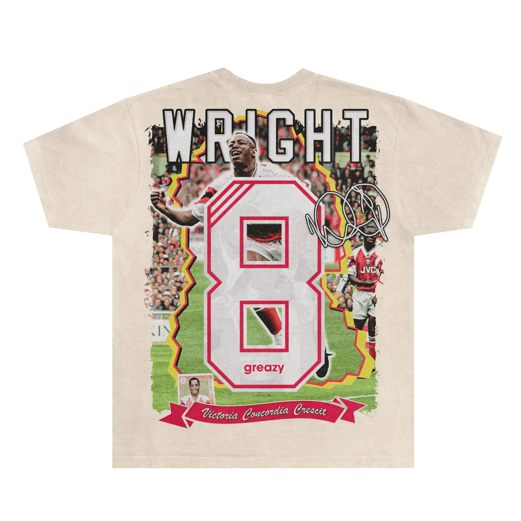 Ian Wright Arsenal FC Tee - Greazy Tees