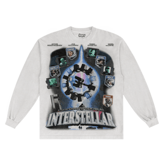 Interstellar V2 Long Sleeved Tee - Greazy Tees