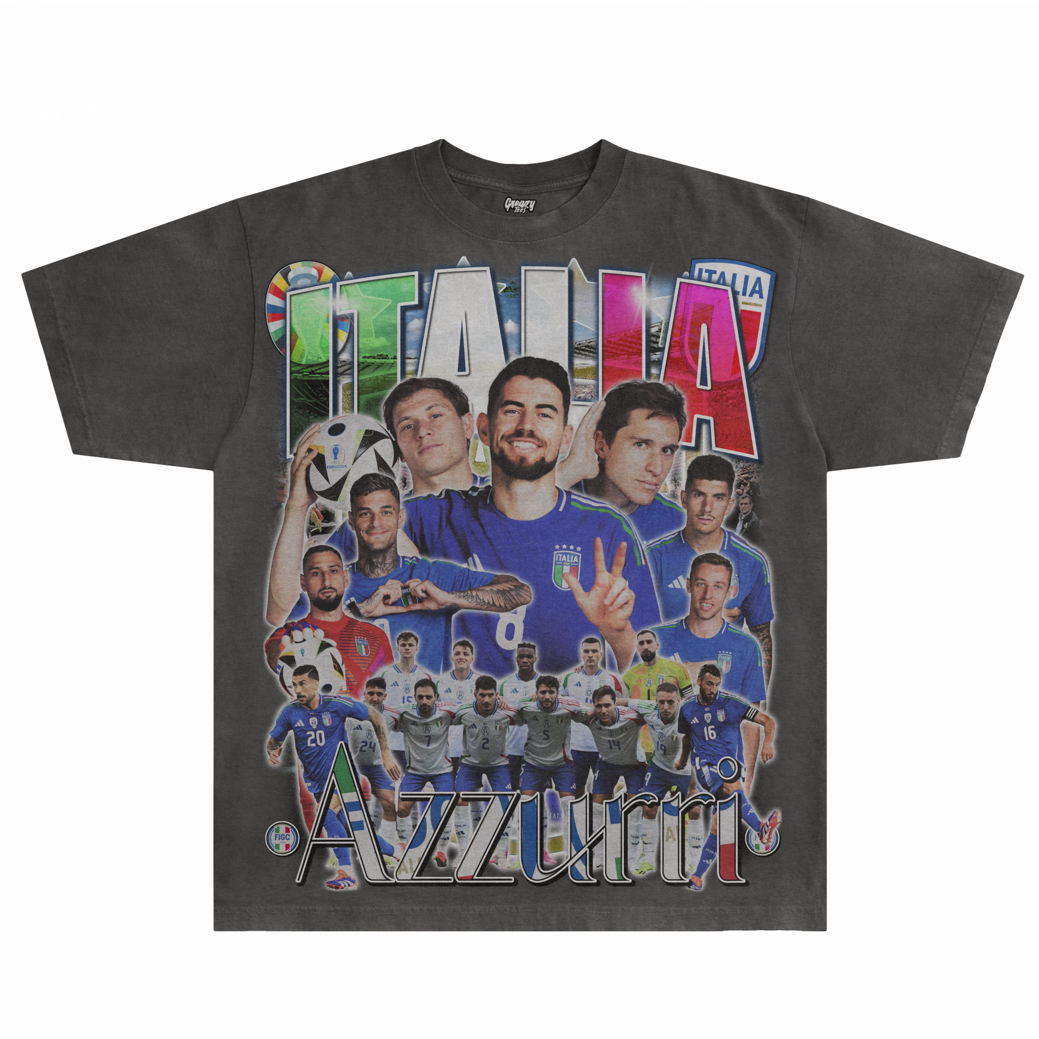 Italia Euro '24 Tee - Greazy Tees
