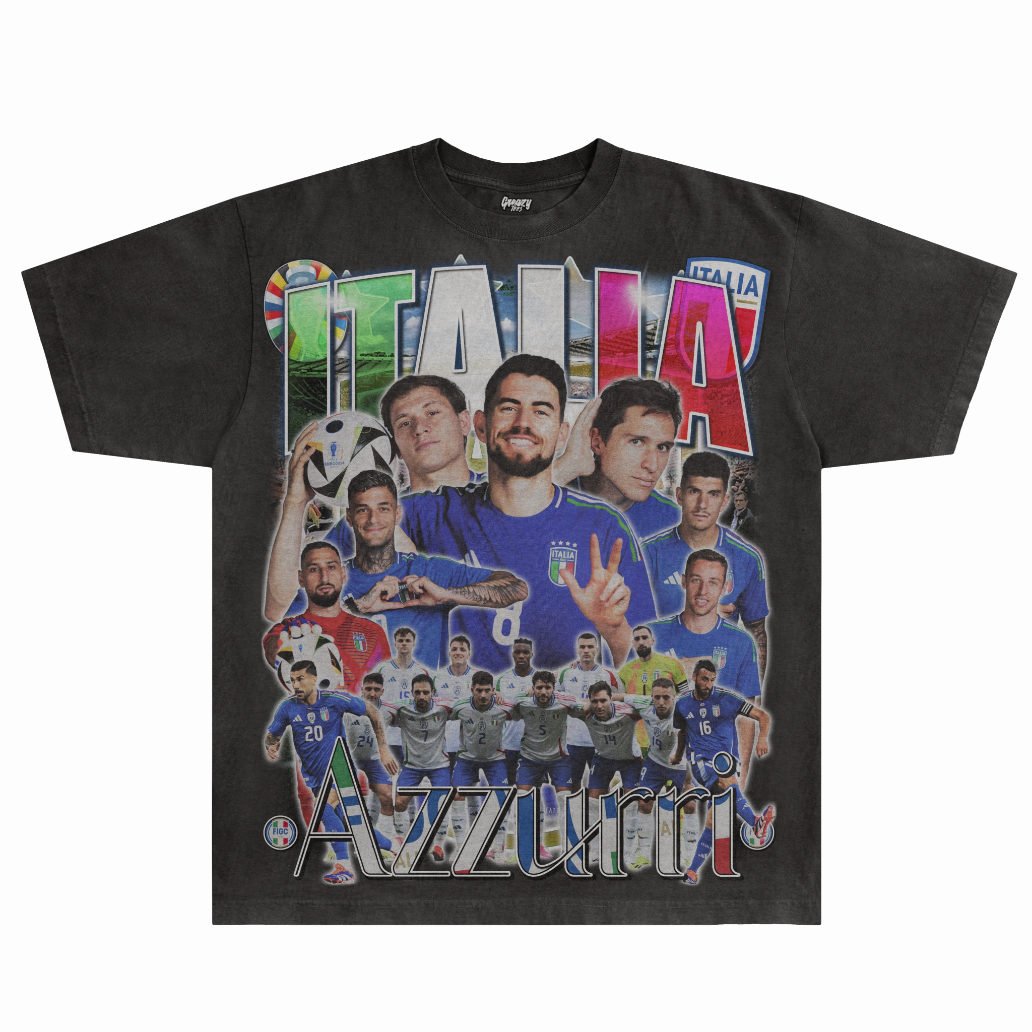 Italia Euro '24 Tee - Greazy Tees