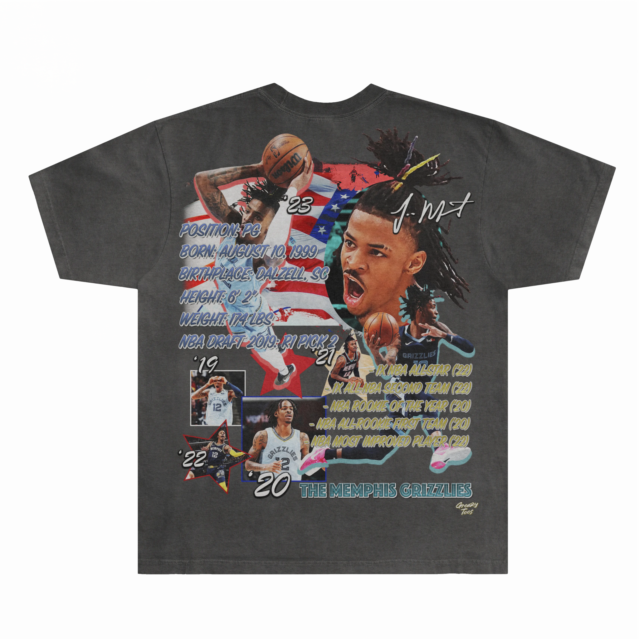 Ja Morant Grizzlies Classic Tee - Greazy Tees