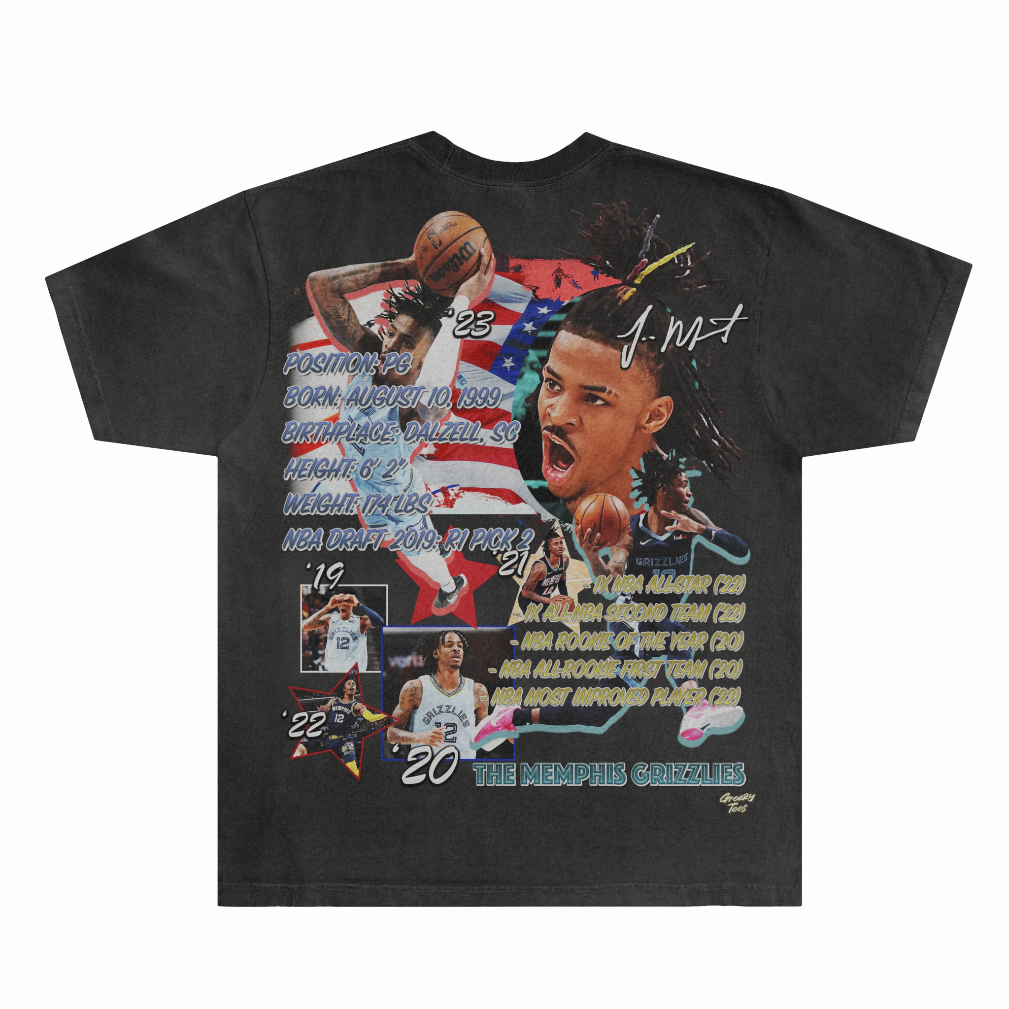 Ja Morant Grizzlies Classic Tee - Greazy Tees