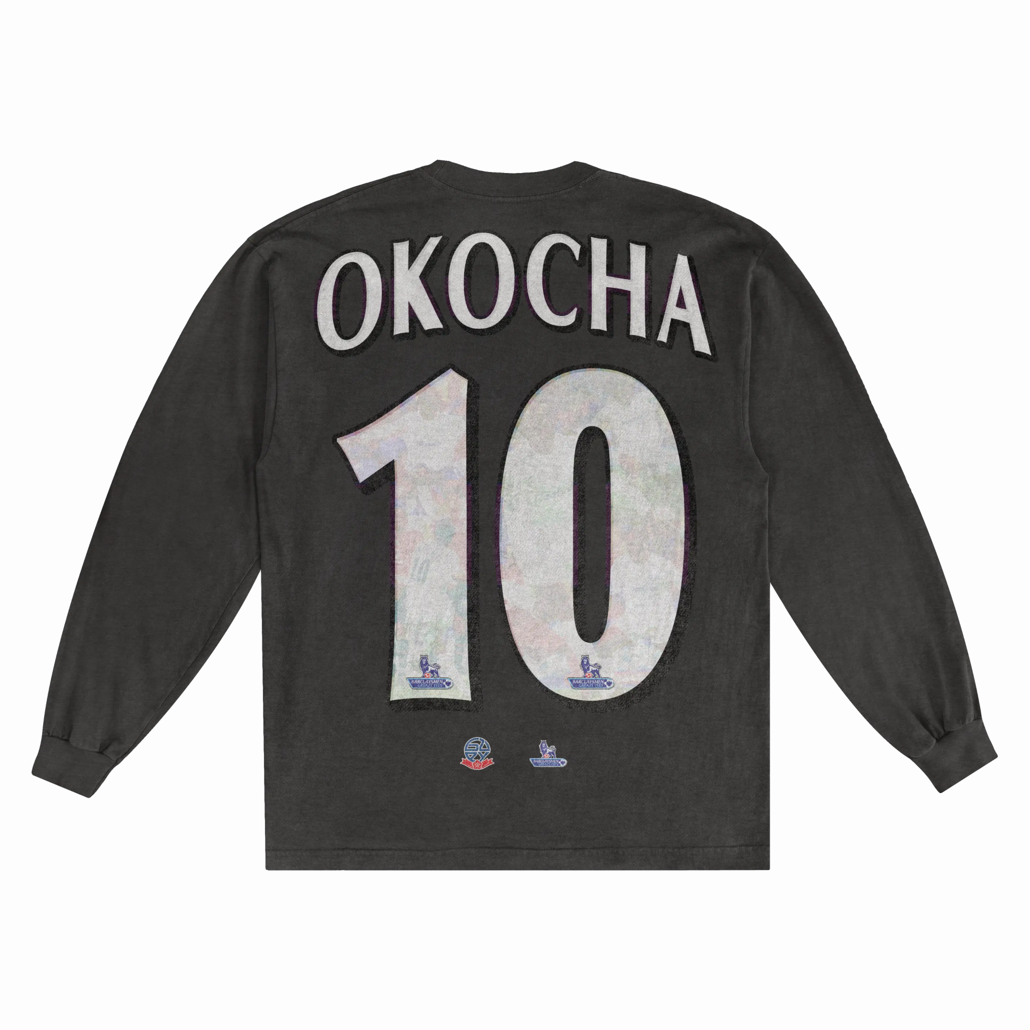 Jay - Jay Okocha Barclaysman Long Sleeved Tee - Greazy Tees