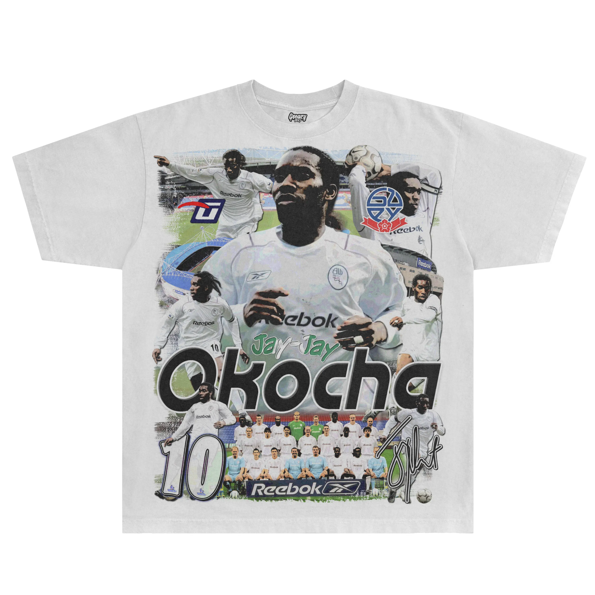 Jay - Jay Okocha Barclaysman Tee - Greazy Tees