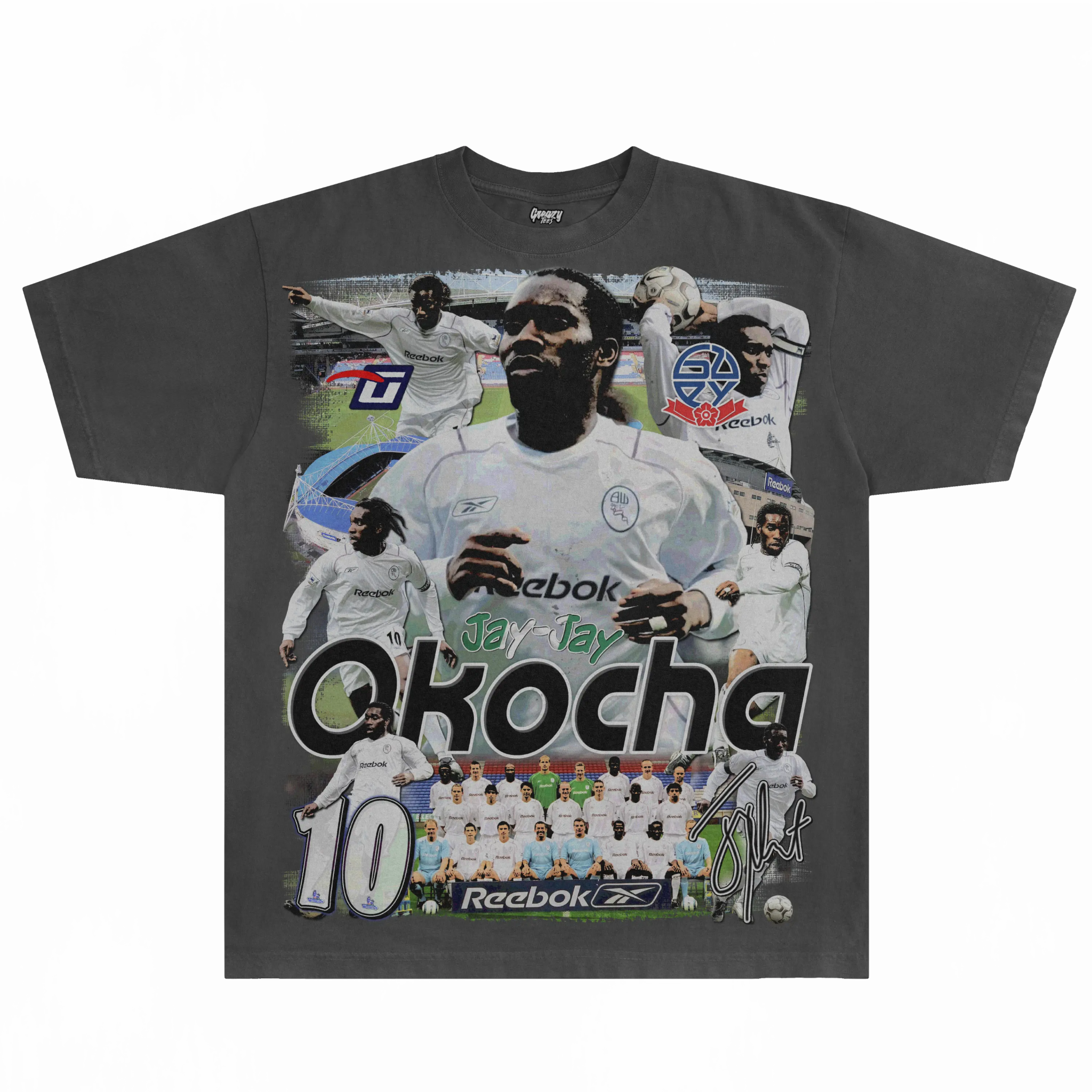 Jay - Jay Okocha Barclaysman Tee - Greazy Tees