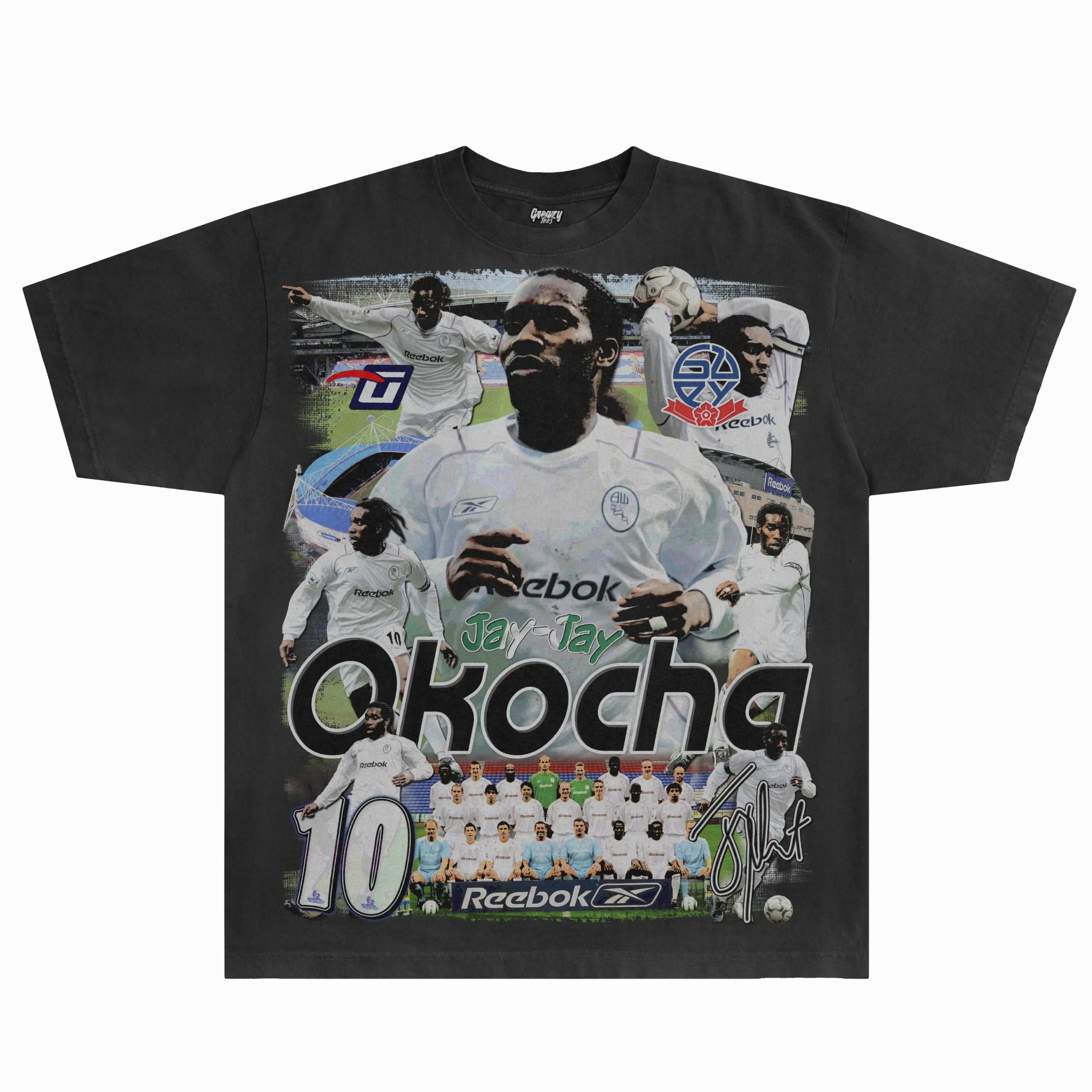 Jay - Jay Okocha Barclaysman Tee - Greazy Tees