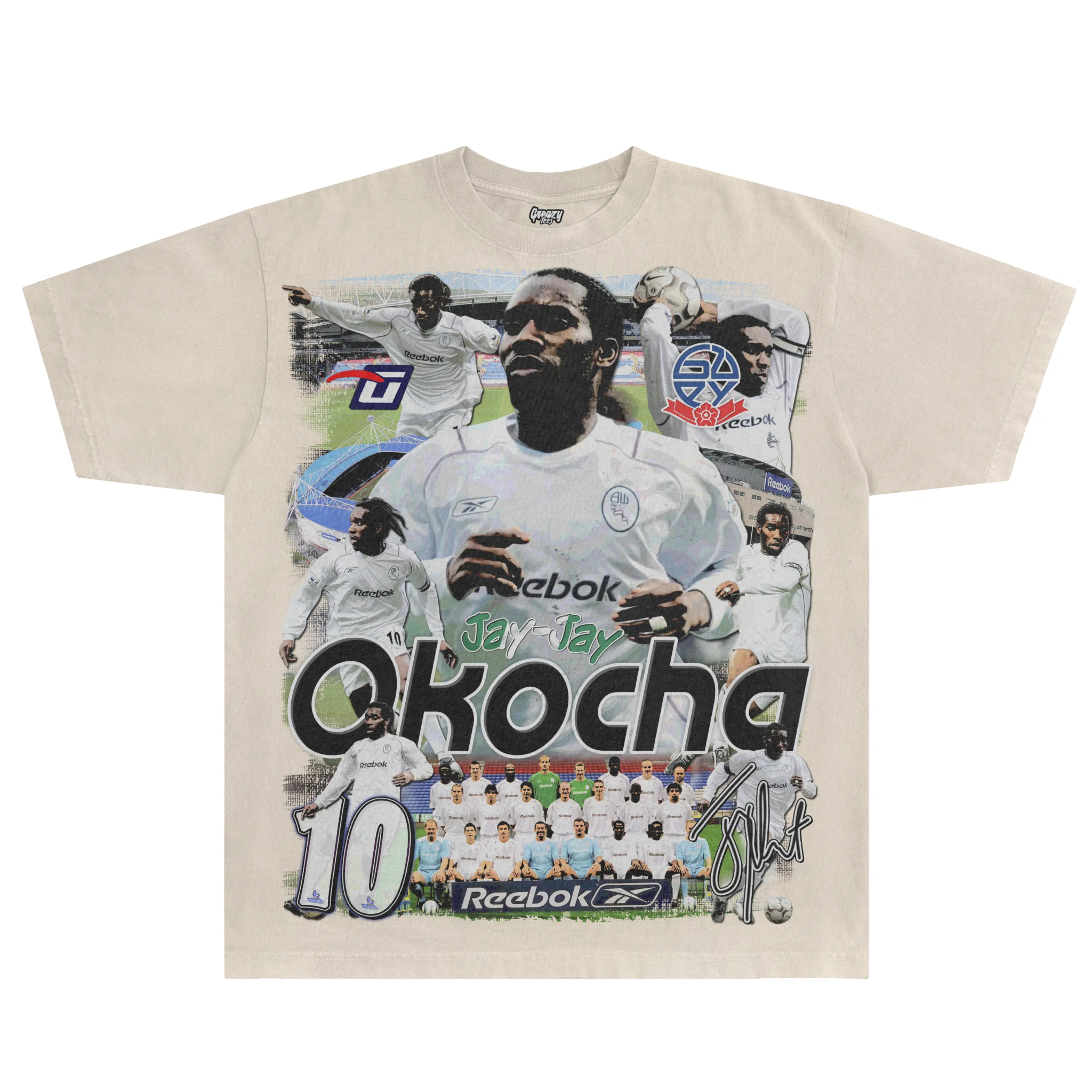 Jay - Jay Okocha Barclaysman Tee - Greazy Tees