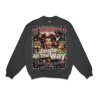 Jingle All The Way Christmas Crewneck Sweatshirt - Greazy Tees