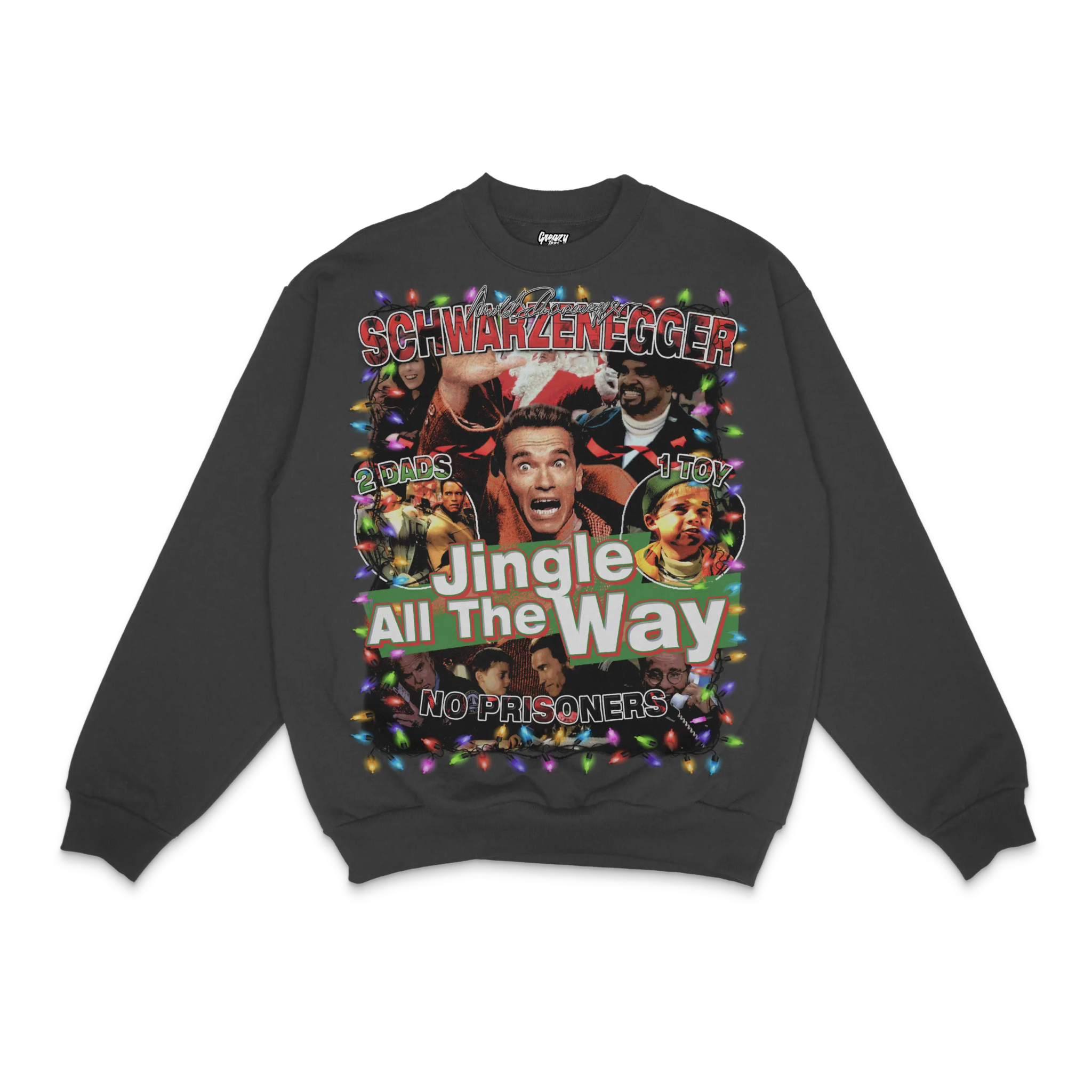 Jingle All The Way Christmas Crewneck Sweatshirt - Greazy Tees