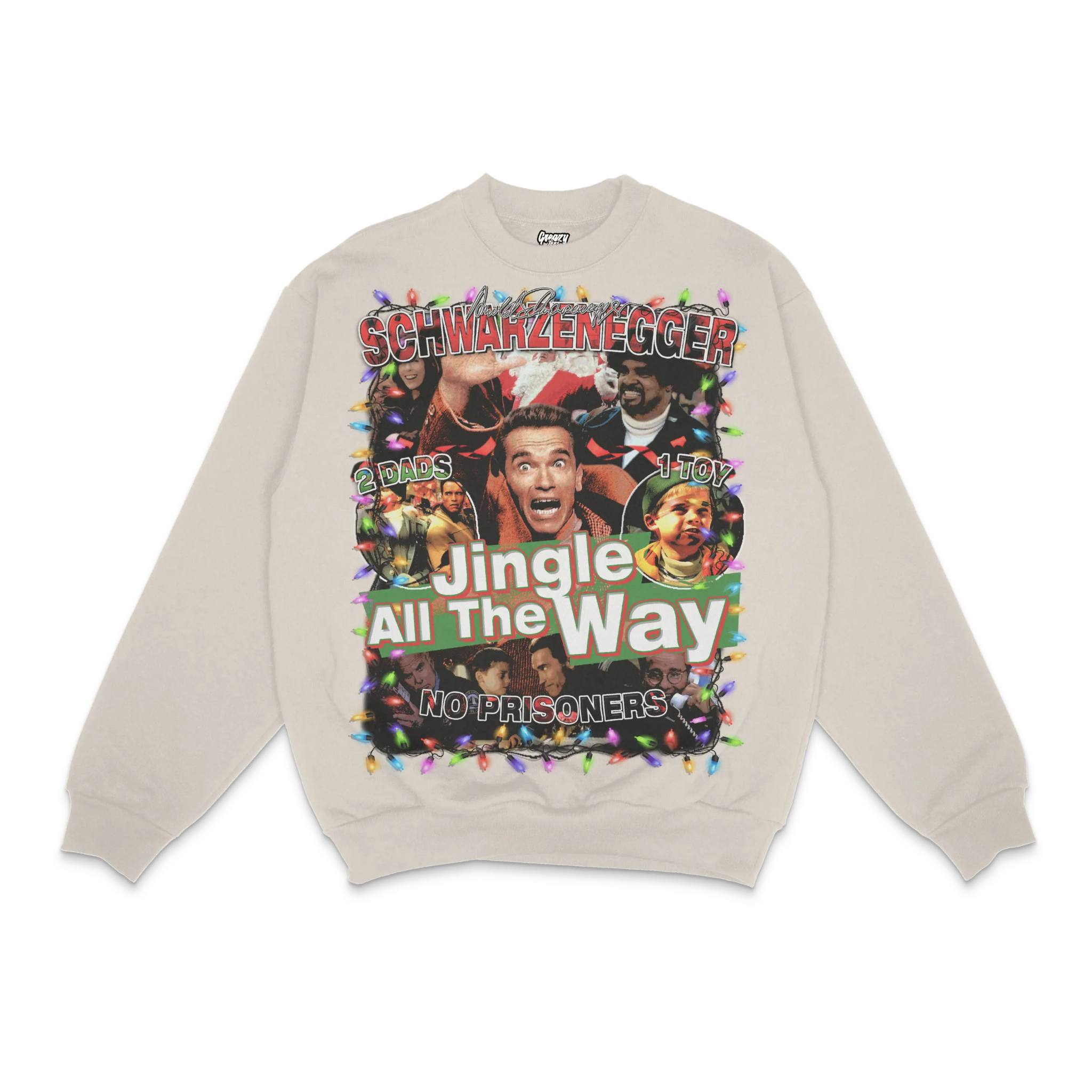 Jingle All The Way Christmas Crewneck Sweatshirt - Greazy Tees