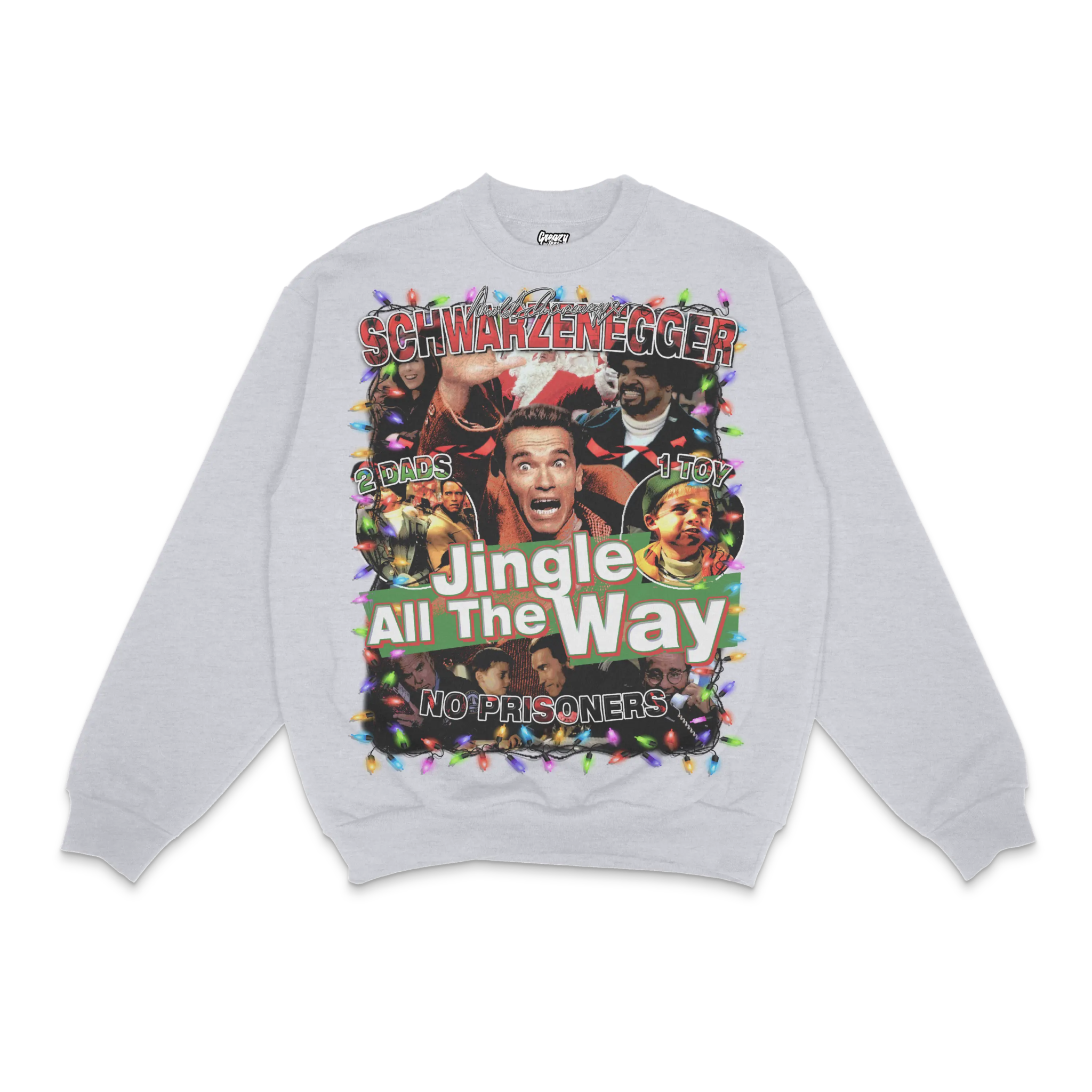 Jingle All The Way Christmas Crewneck Sweatshirt - Greazy Tees