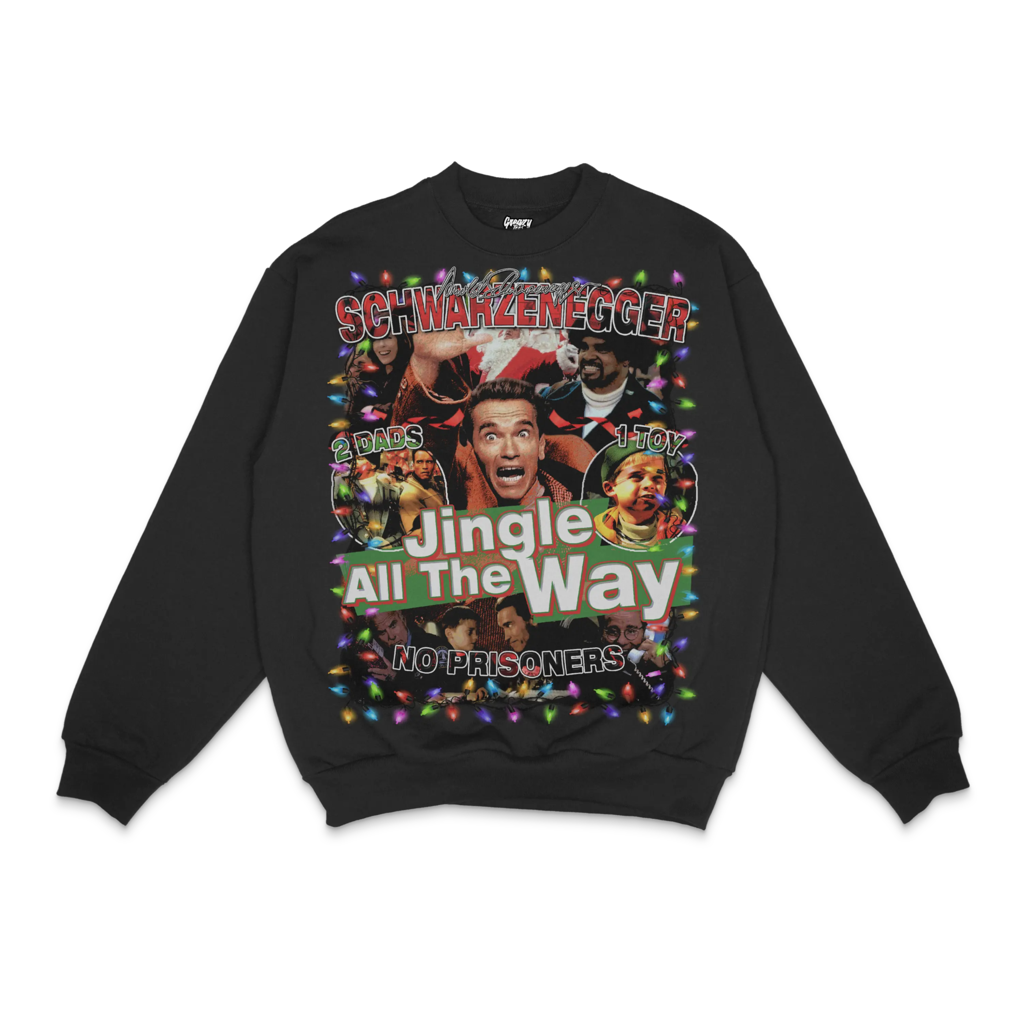 Jingle All The Way Christmas Crewneck Sweatshirt - Greazy Tees