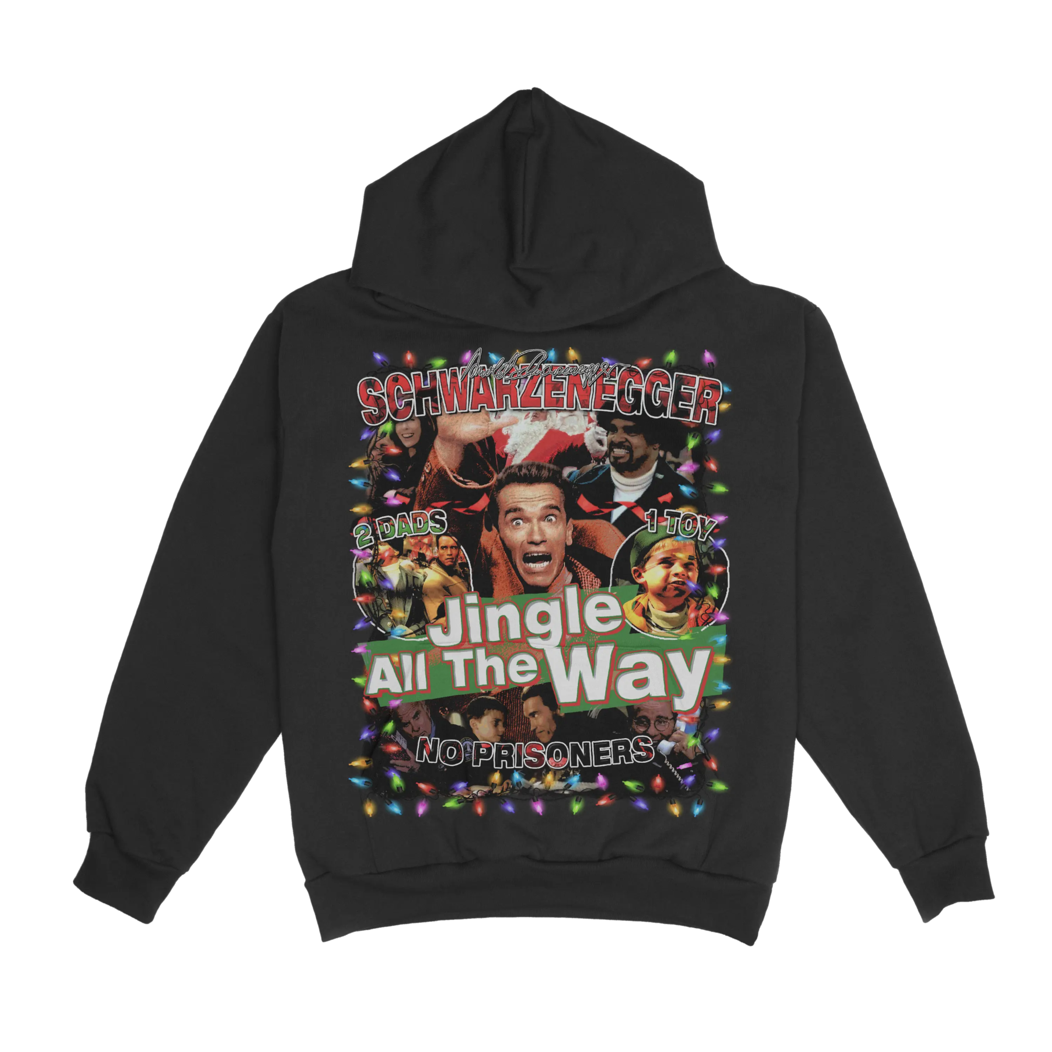 Jingle All The Way Christmas Hoody - Greazy Tees