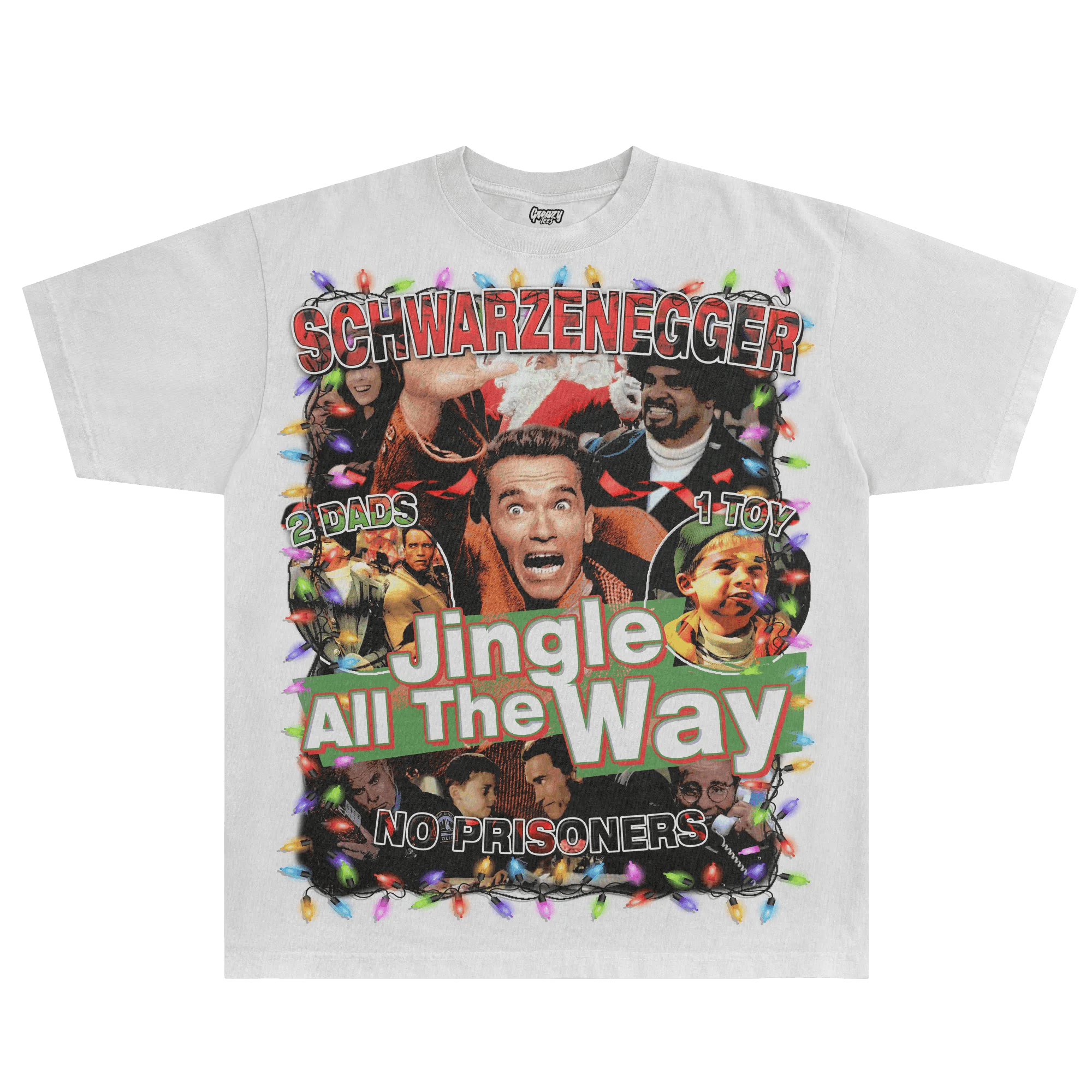 Jingle All The Way Christmas Tee - Greazy Tees
