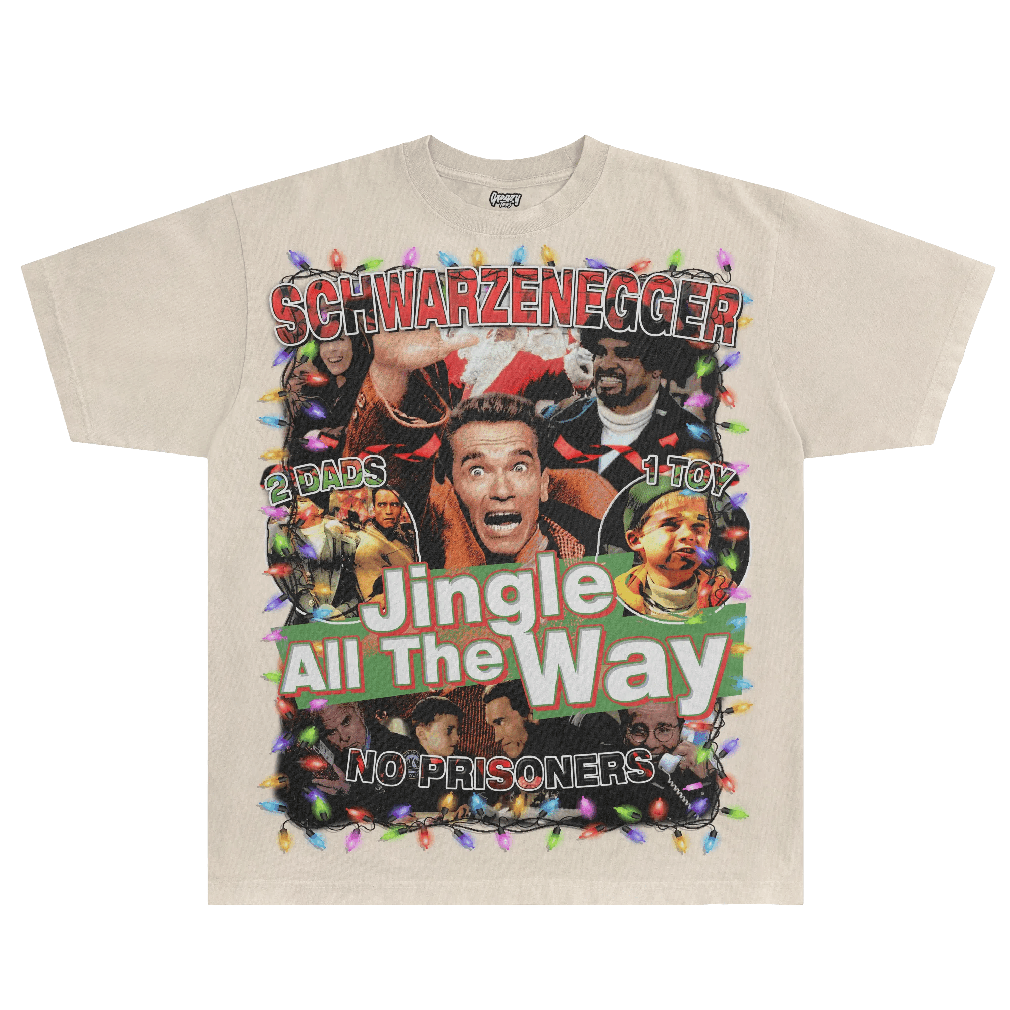 Jingle All The Way Christmas Tee - Greazy Tees