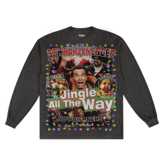 Jingle All The Way ChristmasLong Sleeved Tee - Greazy Tees