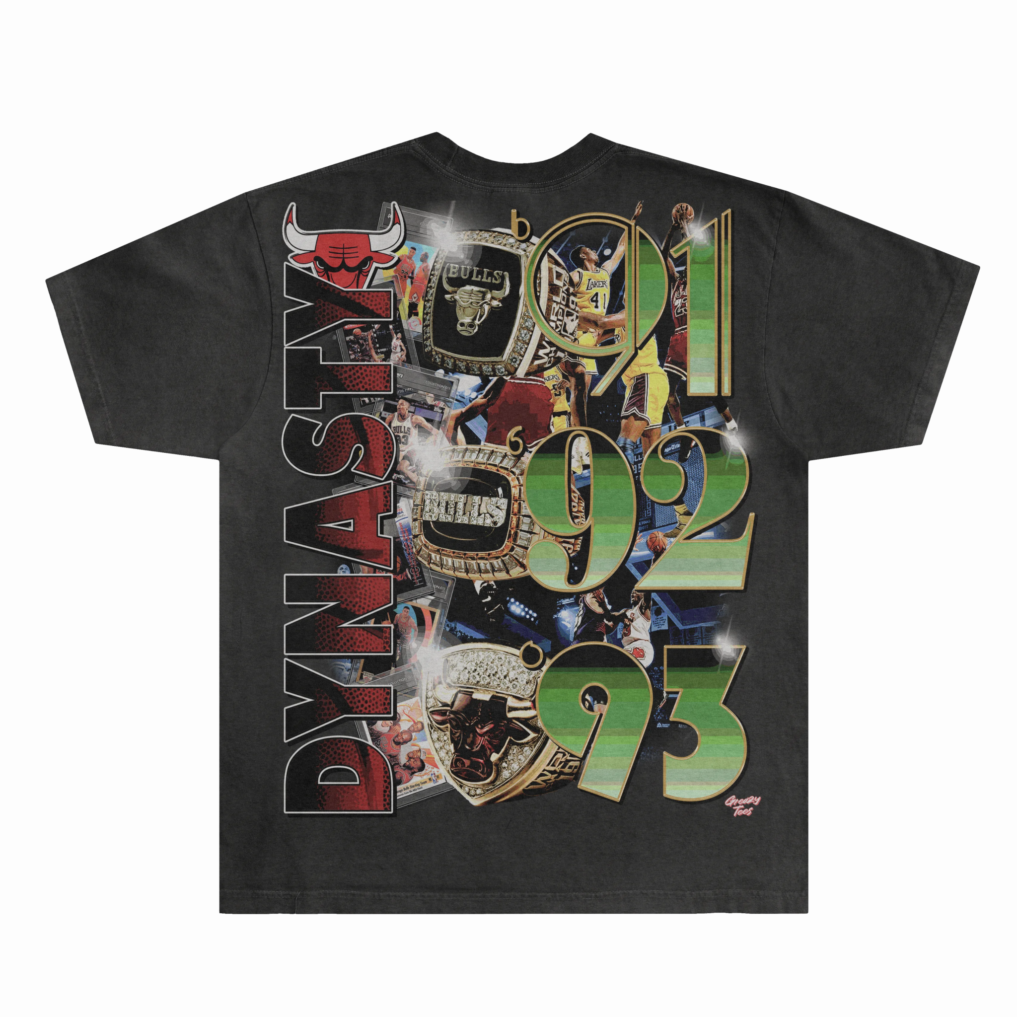 Jordan & Pippen '91 - 93 Classic Tee - Greazy Tees