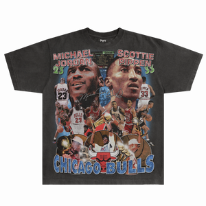 Jordan & Pippen '91 - 93 Classic Tee - Greazy Tees