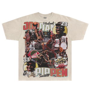 Jordan & Pippen '96 - 98 Classic Tee - Greazy Tees