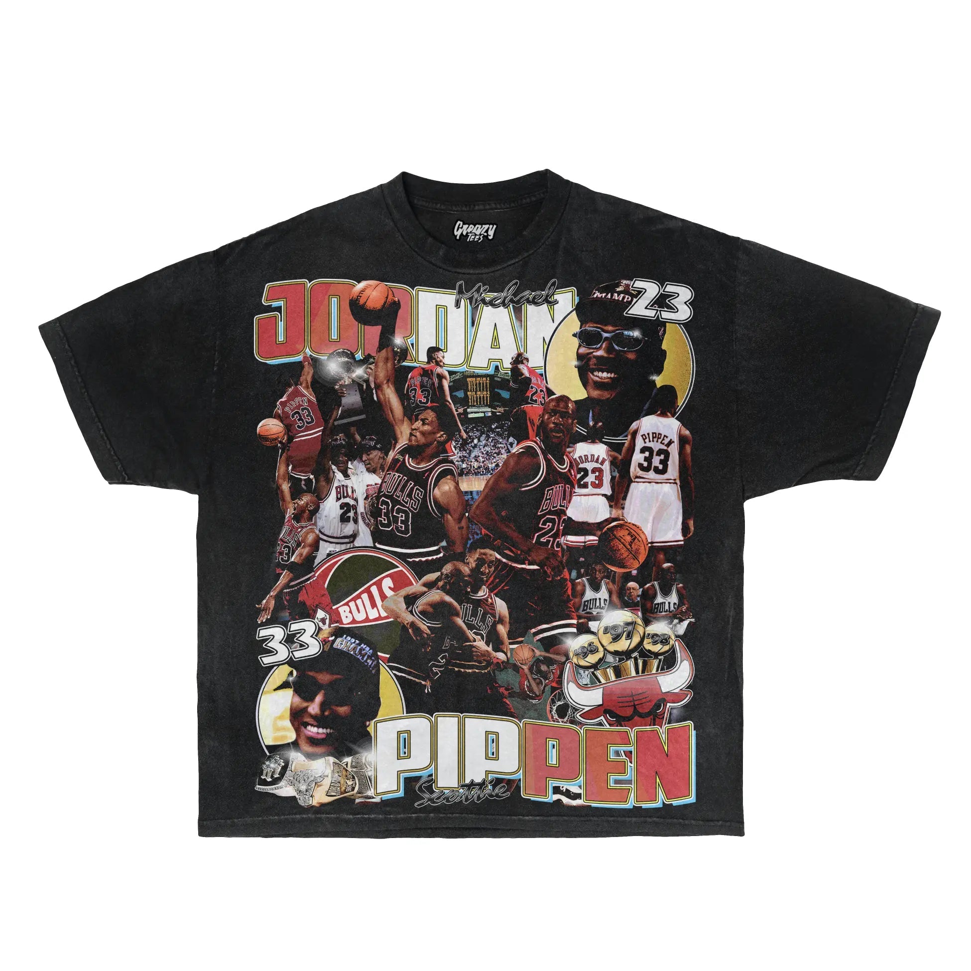 Jordan Pippen 96 98 Tee Greazy Tees